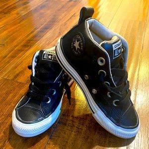Converse All Star Black Shoes-Toddler Boys
